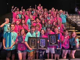  the choir with their trophies in orlando